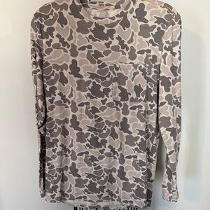 Men's Long Sleeve t shirt Camouflage Shirt size small by marsh wear